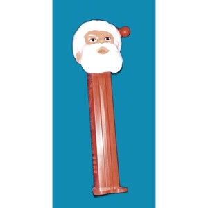 Vintage Pez Dispenser Santa Claus Open Eyes & Feet Christmas